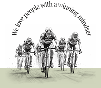 Illustration We love people with a winning mindset