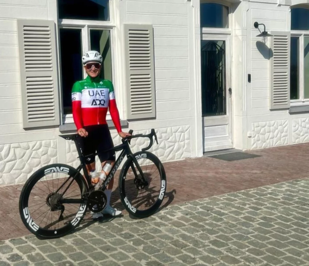 Elisa Longo Borghini at Monte Marcella in full preparation for Gent–Wevelgem, Dwars door Vlaanderen, and the Ronde van Vlaanderen.
