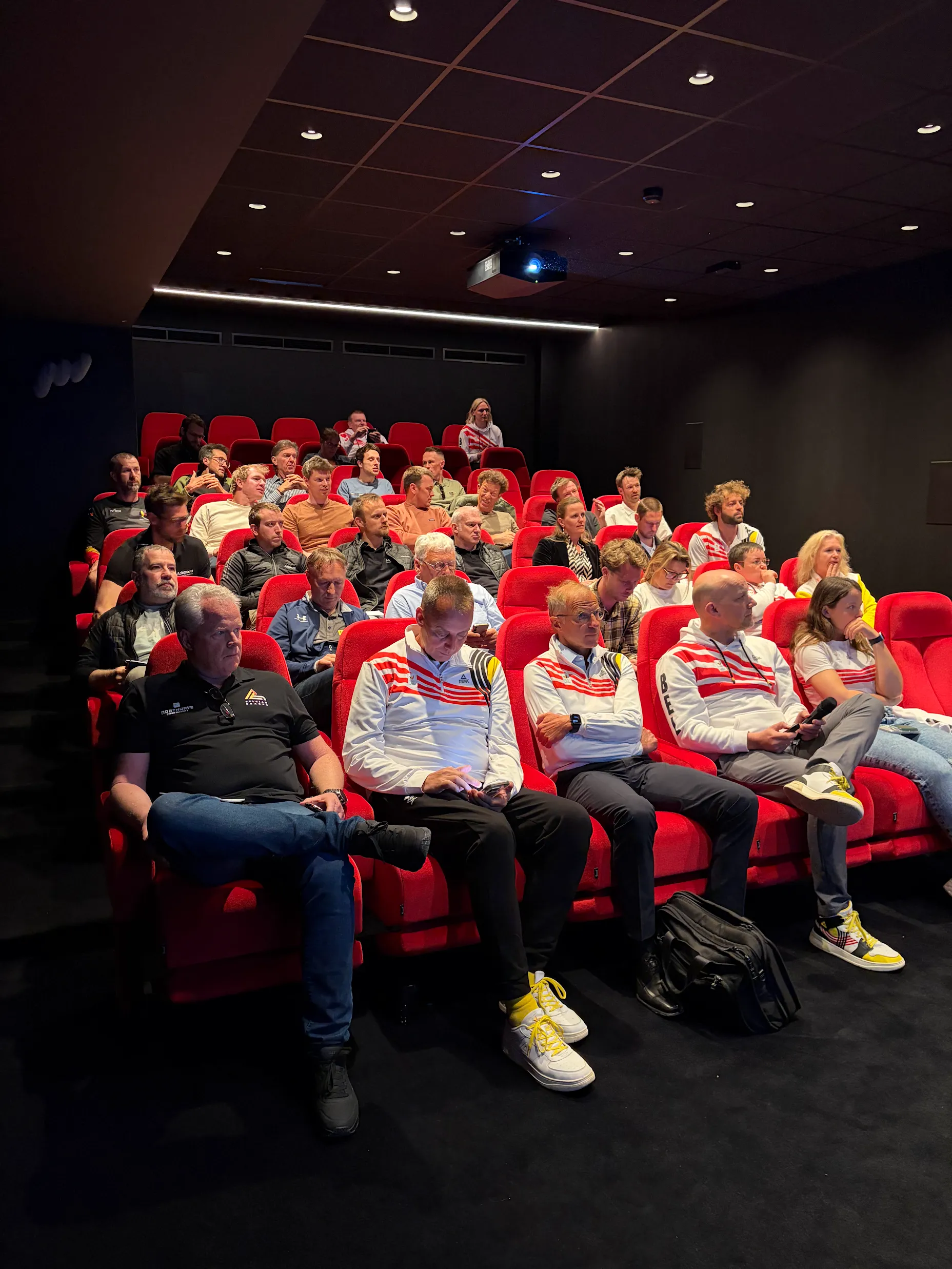 Meeting and briefing in the Media Room at Monte Marcella