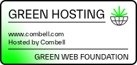 Badge green hosting combell